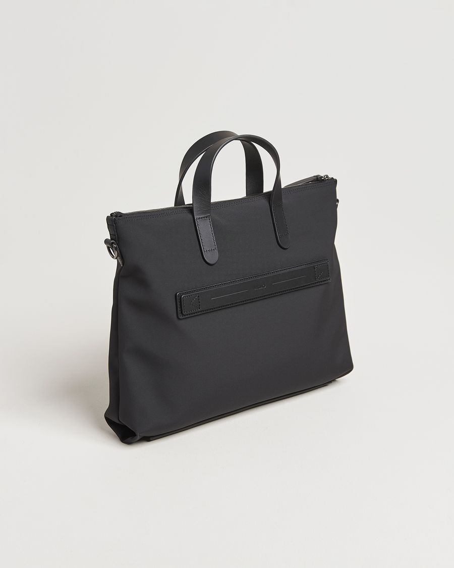 Herr | Väskor | Mismo | M/S Canvas Slim Brief Eclipse Black/Black