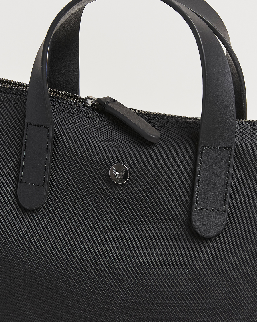 Herr | Väskor | Mismo | M/S Canvas Slim Brief Eclipse Black/Black