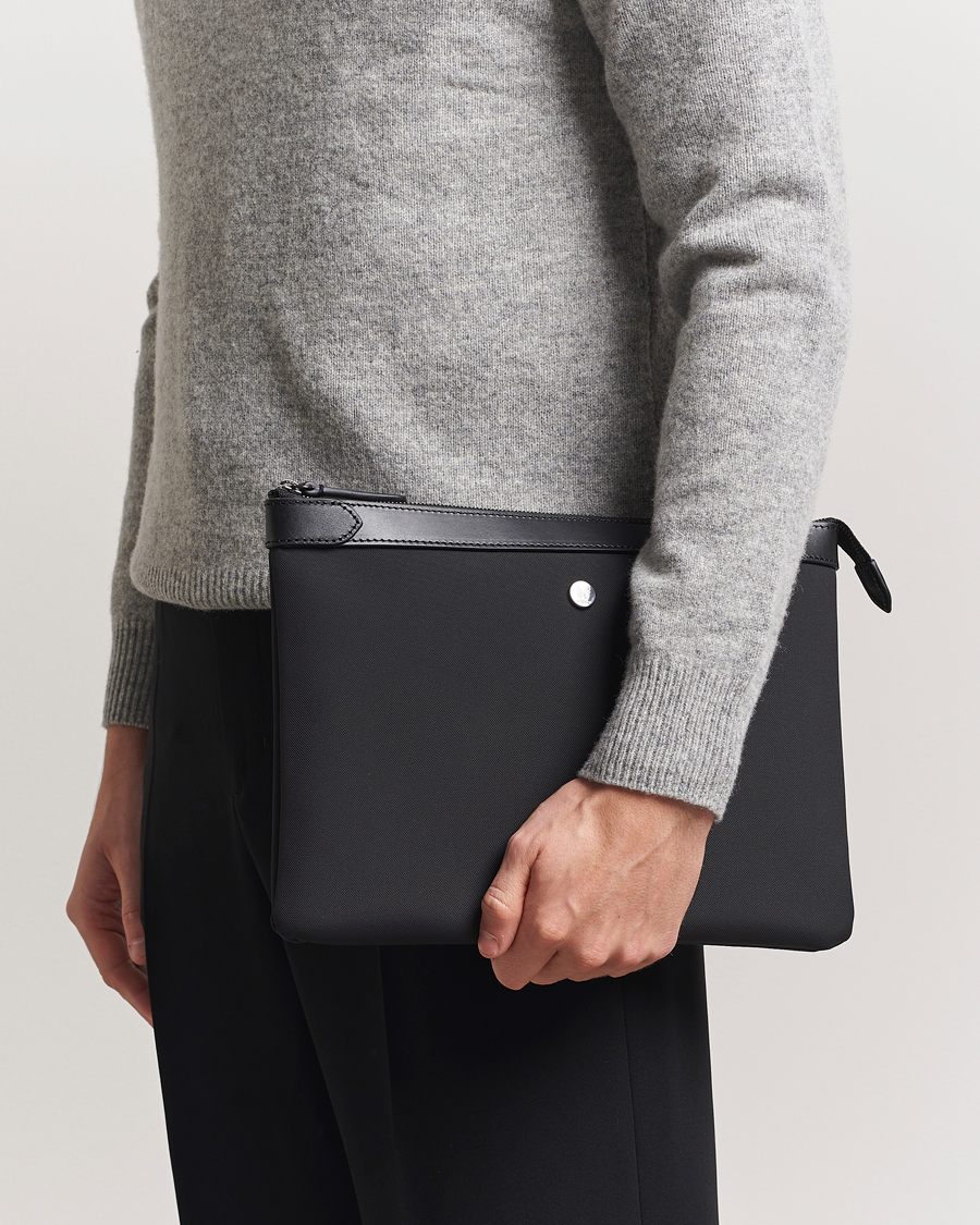 Herr | Väskor | Mismo | M/S Nylon Pouch Large Eclipse Black/Black