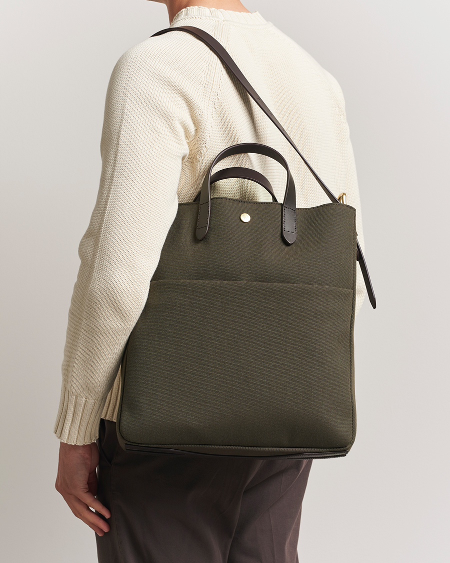 Herr | Väskor | Mismo | M/S Field Tote Army/Dark Brown