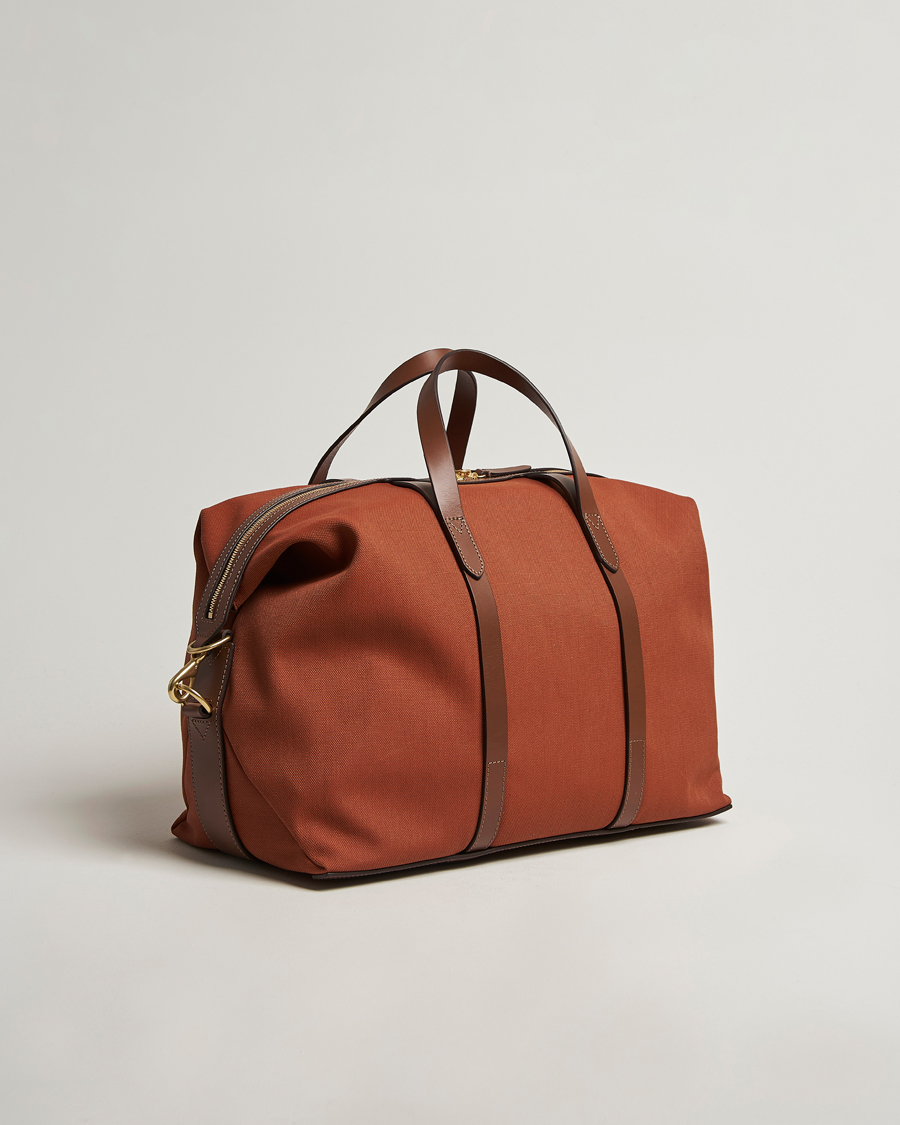 Herr | Väskor | Mismo | M/S Avail 48h Nylon Weekendbag Terracotta/Cuoio