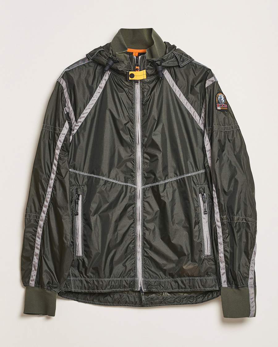 Herr | Jackor | Parajumpers | Edge Nylon Double Ripstop Hooded Jacket Thyme Green