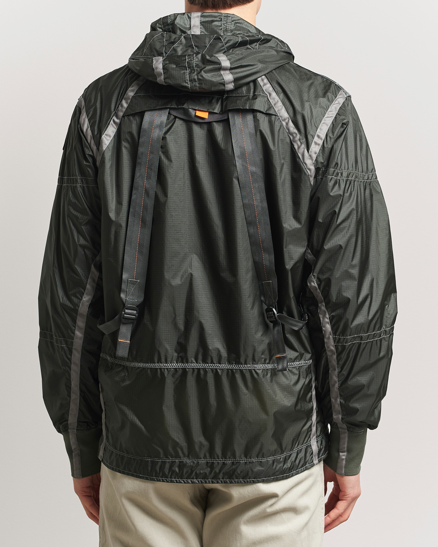 Herr | Jackor | Parajumpers | Edge Nylon Double Ripstop Hooded Jacket Thyme Green