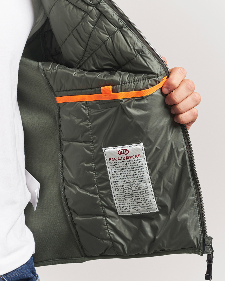 Herr | Jackor | Parajumpers | Jayden Mesh Hybrid Jacket Thyme Green