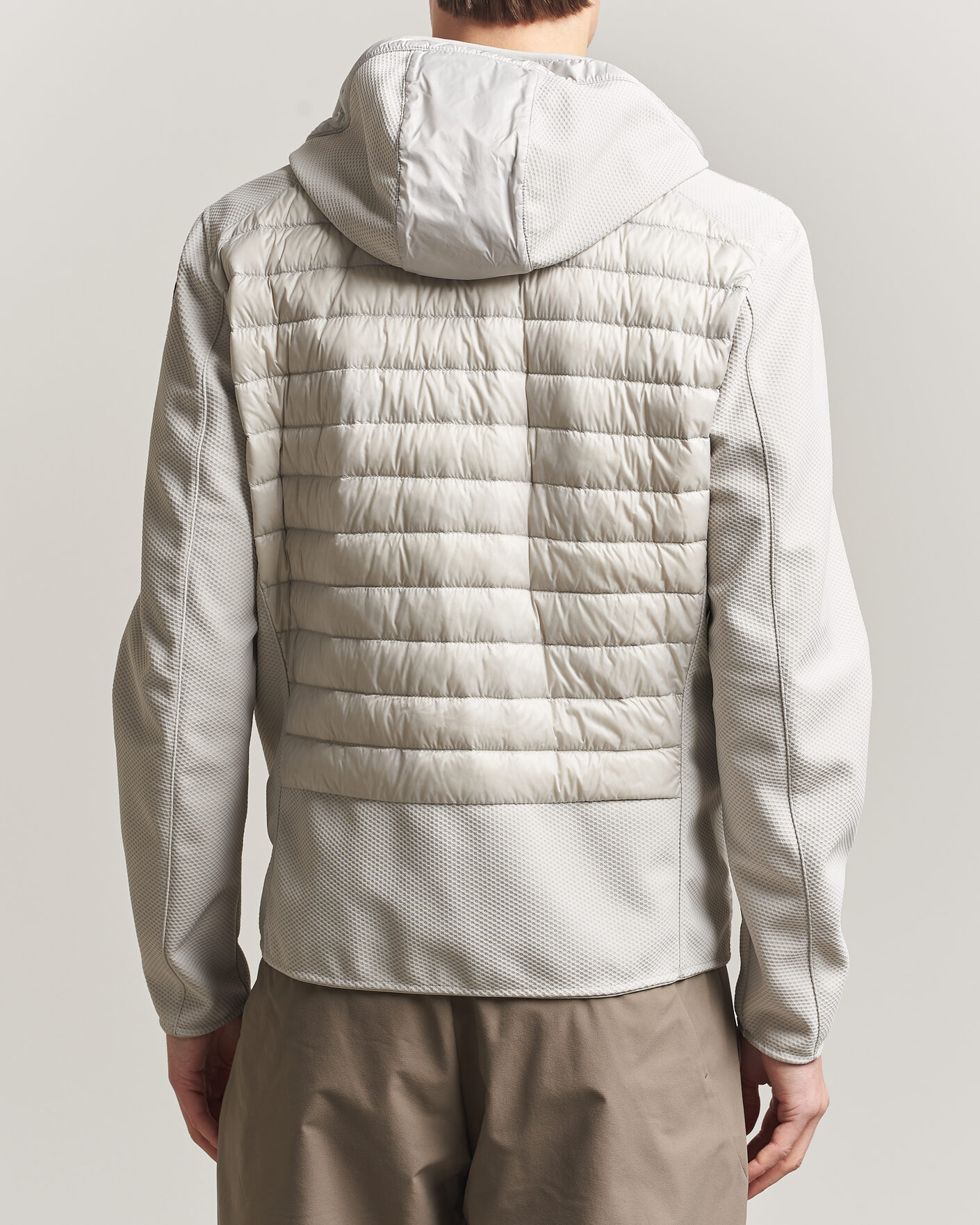 Herr | Jackor | Parajumpers | Nolan Mesh Hooded Hybrid Ghiaccio