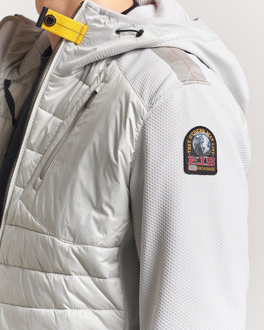 Herr | Jackor | Parajumpers | Nolan Mesh Hooded Hybrid Ghiaccio