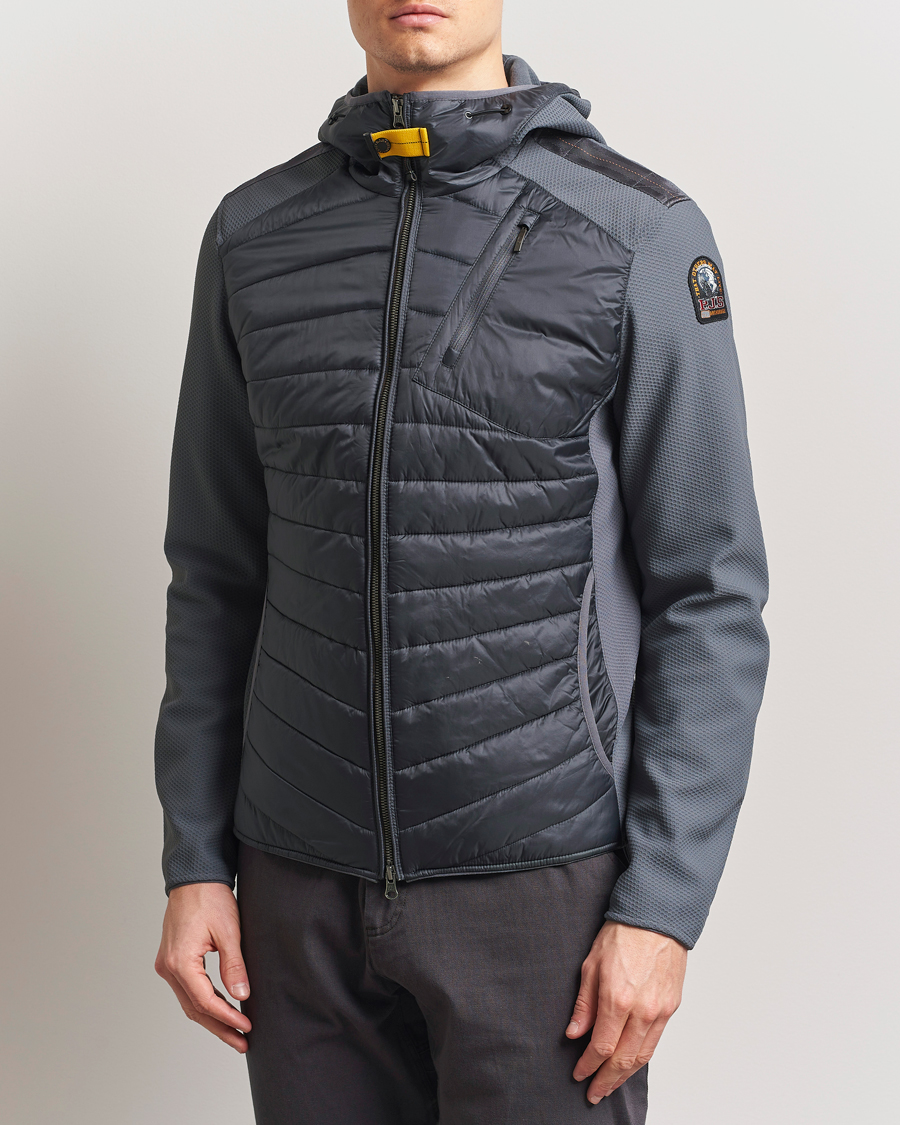 Herr | Jackor | Parajumpers | Nolan Mesh Hooded Hybrid Gargoyle