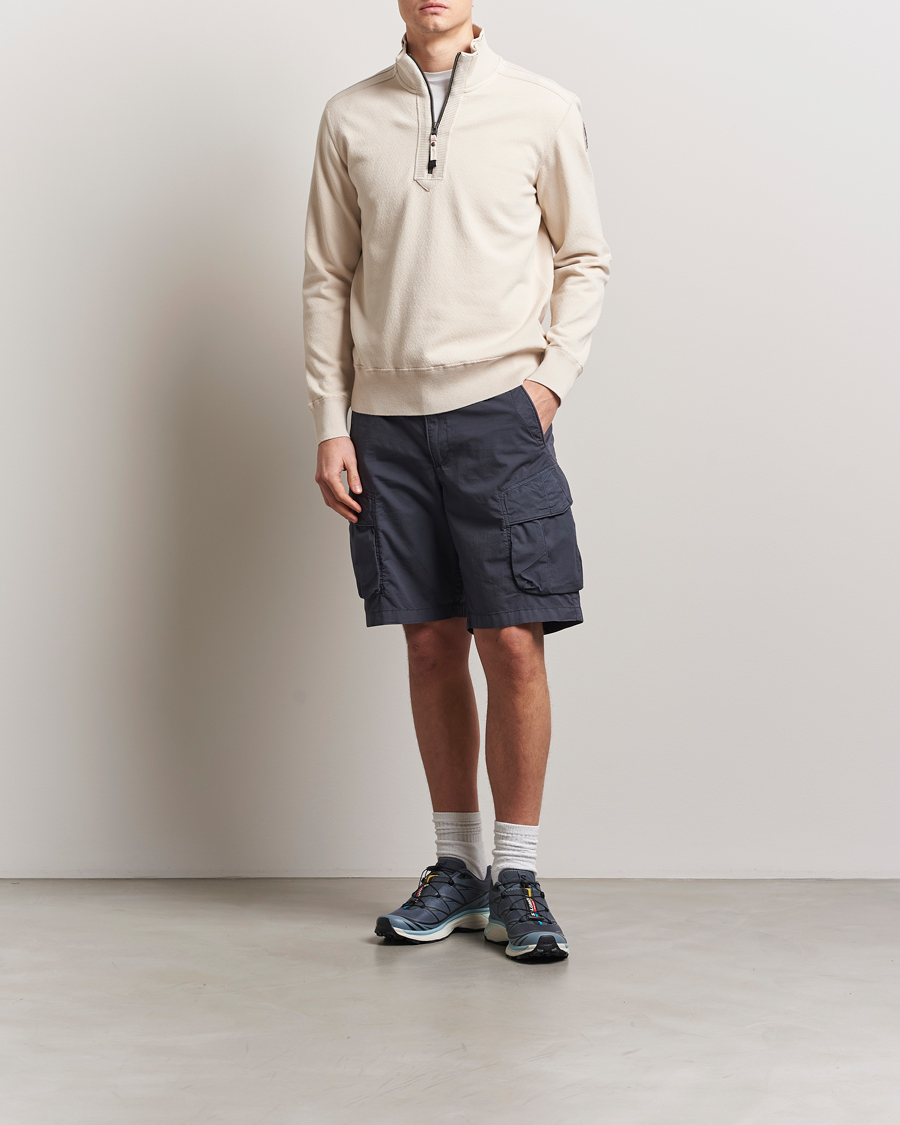 Herr | Shorts | Parajumpers | Edmund Garment Dyed Twill Cargo Shorts Gargoyle