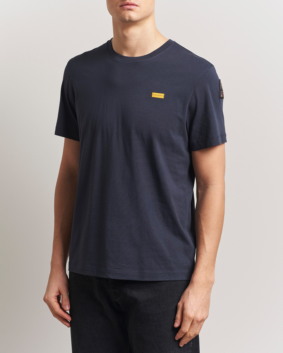 Herr | T-Shirts | Parajumpers | Iconic Crew Neck T-Shirt Blue Navy