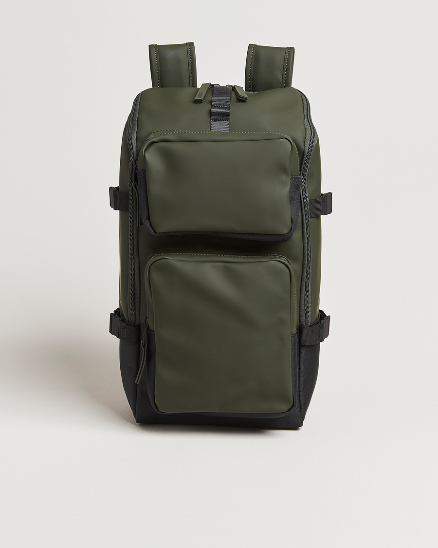 Herr | Väskor | RAINS | Trail Cargo Backpack Green