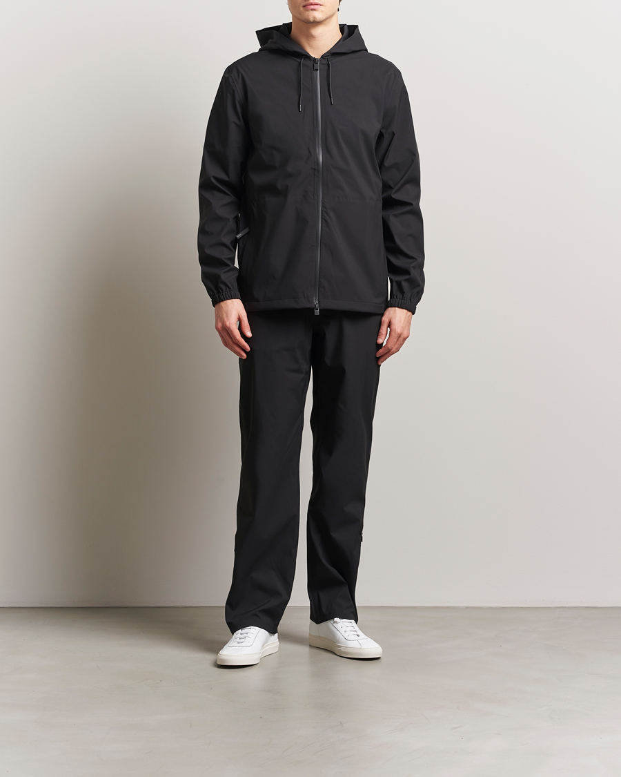 Herr | Jackor | RAINS | Suva Hooded Waterproof Jacket Black