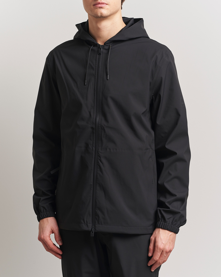Herr | Jackor | RAINS | Suva Hooded Waterproof Jacket Black
