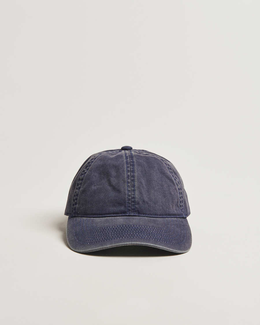 Herr | Hattar & kepsar | Varsity Headwear | Washed Cotton Baseball Cap Navy