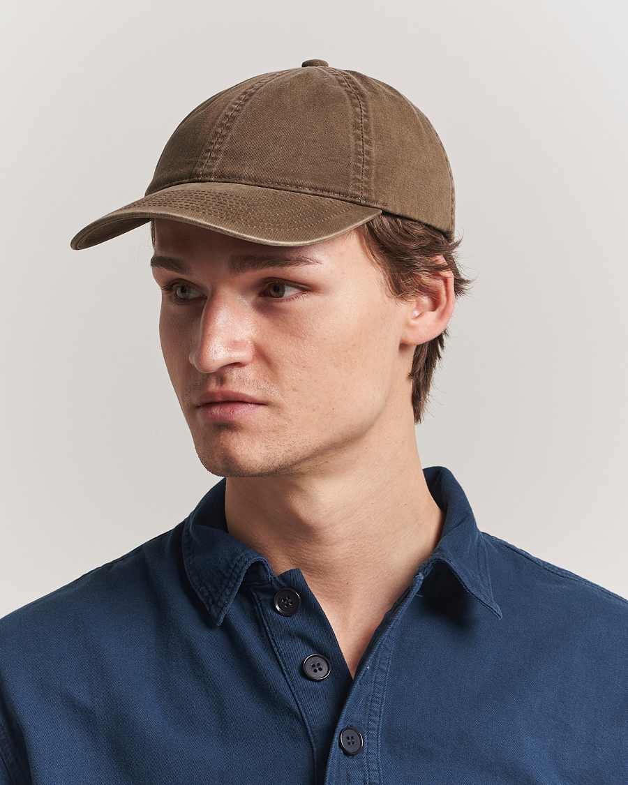 Herr | Hattar & kepsar | Varsity Headwear | Washed Cotton Baseball Cap Beige