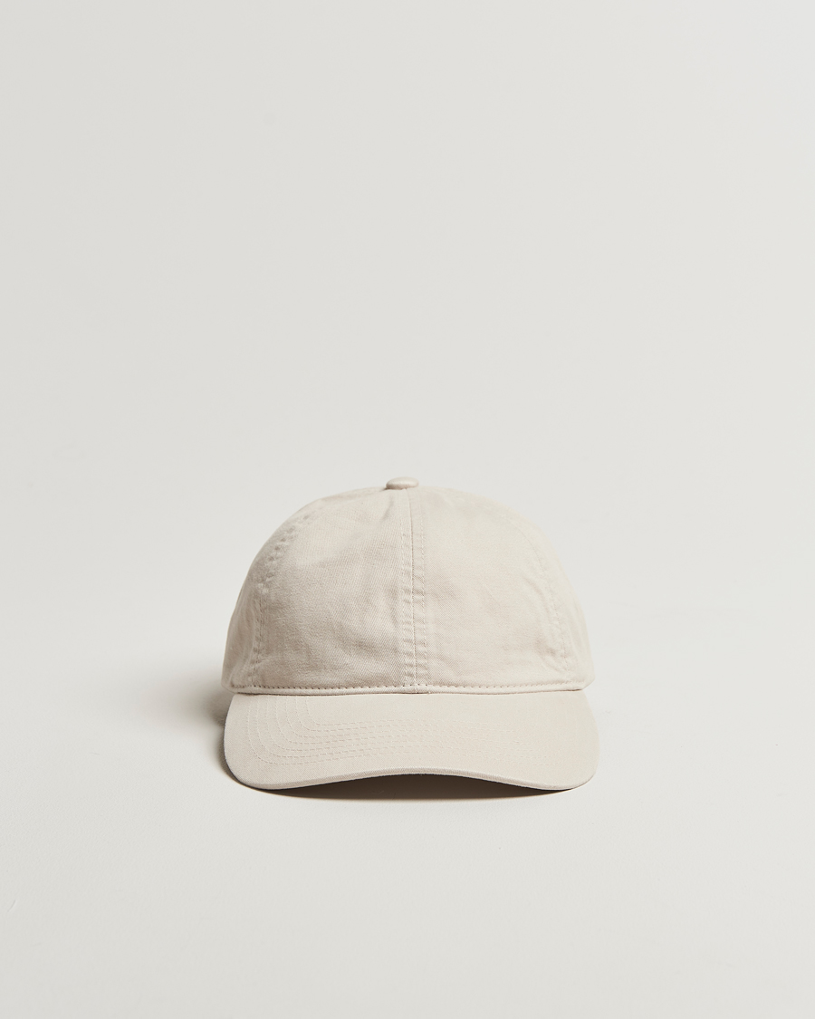 Herr | Hattar & kepsar | Varsity Headwear | Washed Cotton Baseball Cap Light Beige
