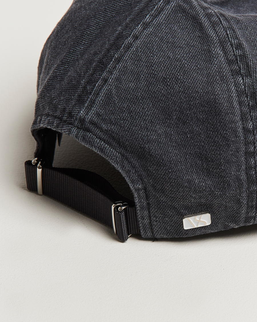 Herr | Hattar & kepsar | Varsity Headwear | Washed Denim Baseball Cap Black