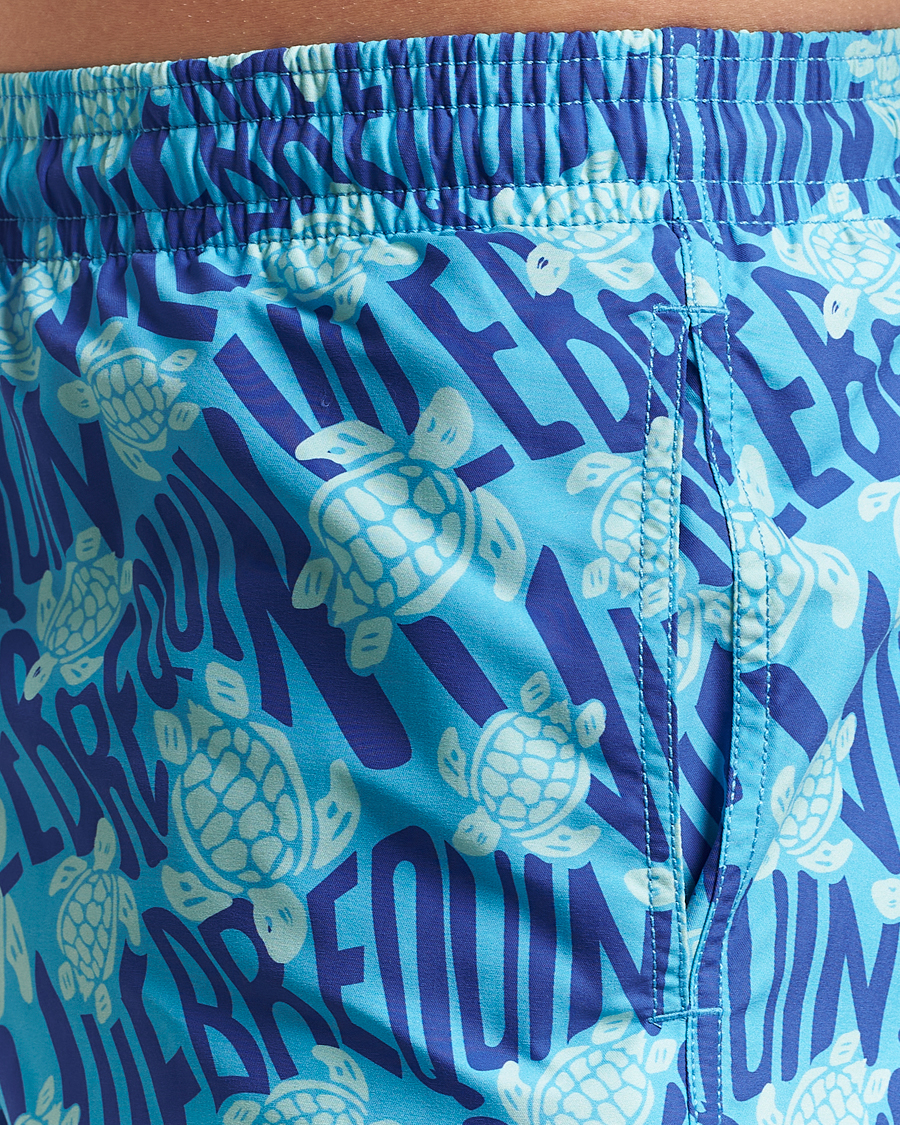 Herr | Badbyxor | Vilebrequin | Moorea Swimshorts Topaze Bleue