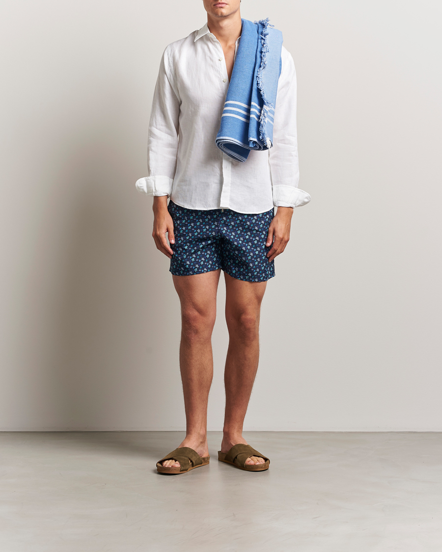 Herr | Badbyxor | Vilebrequin | Moorea Swimshorts Paon