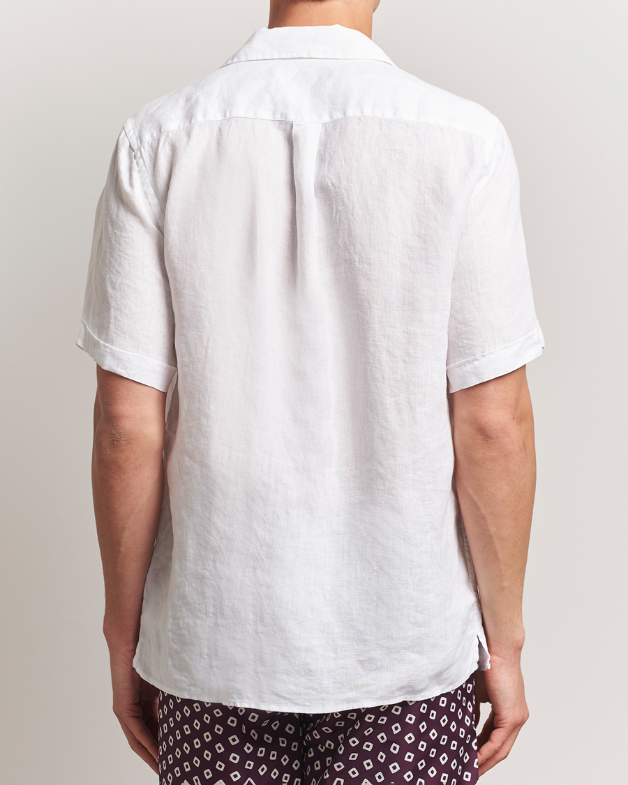 Herr | Skjortor | Vilebrequin | Charli Resort Short Sleeve Shirt Blanc