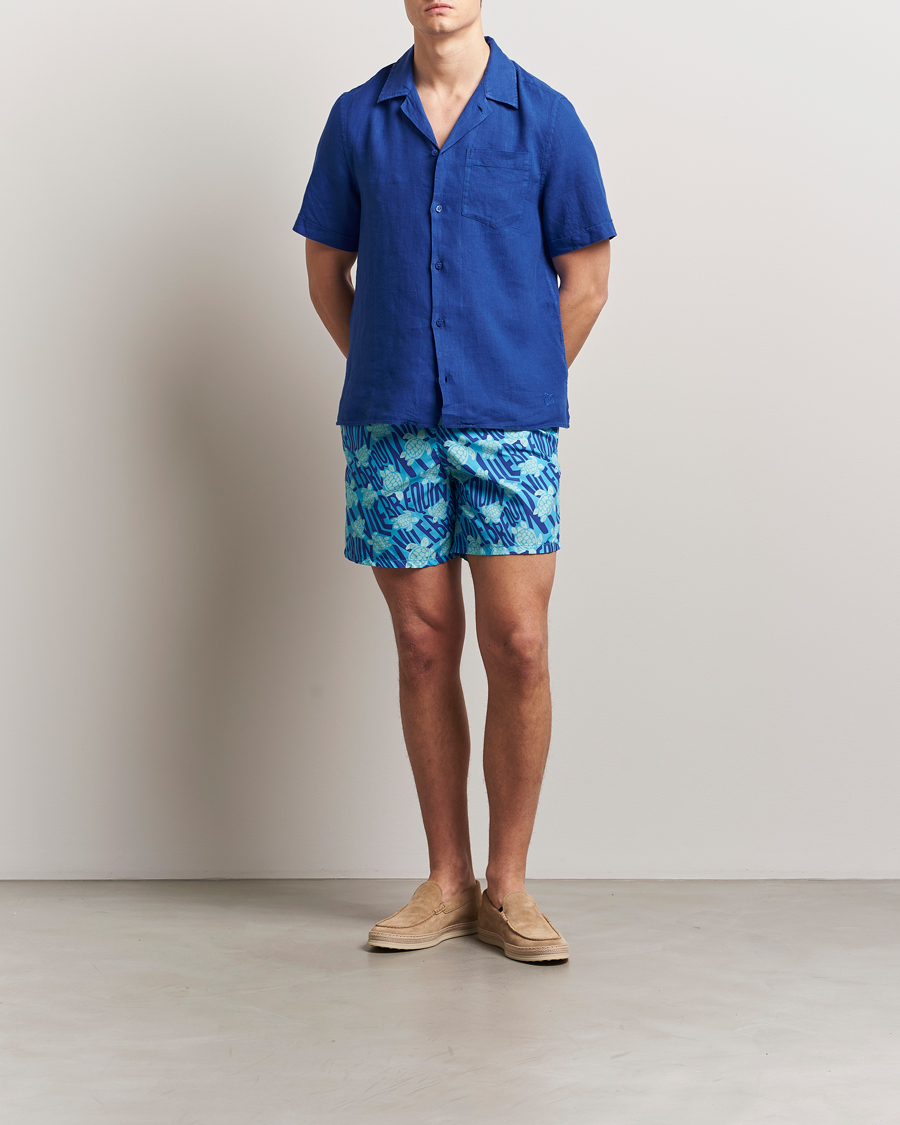 Herr | Skjortor | Vilebrequin | Charli Resort Short Sleeve Shirt Marrakech