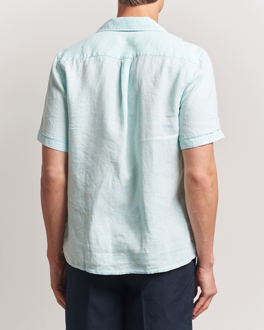 Herr | Skjortor | Vilebrequin | Charli Resort Short Sleeve Shirt Pacific
