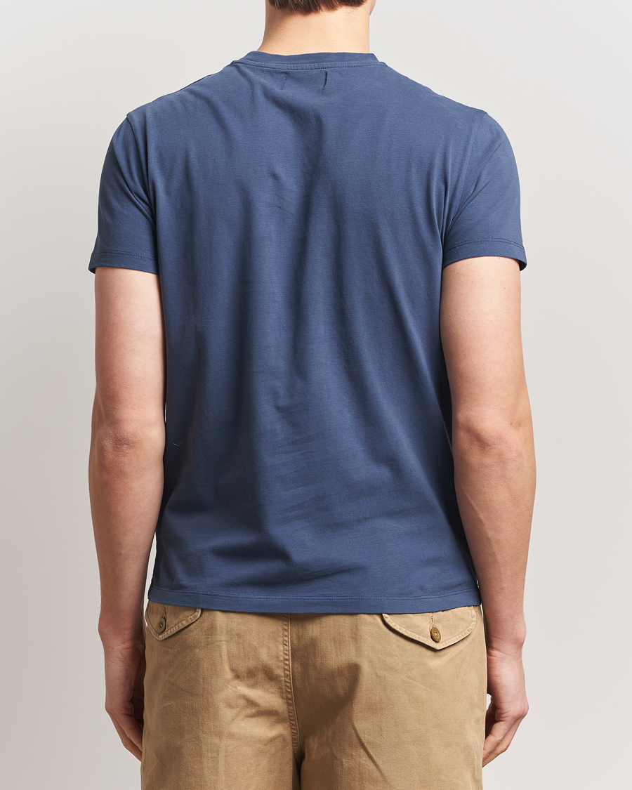Herr | T-Shirts | Vilebrequin | Turtle Embroidery Crew Neck T-Shirt Bleu Marine