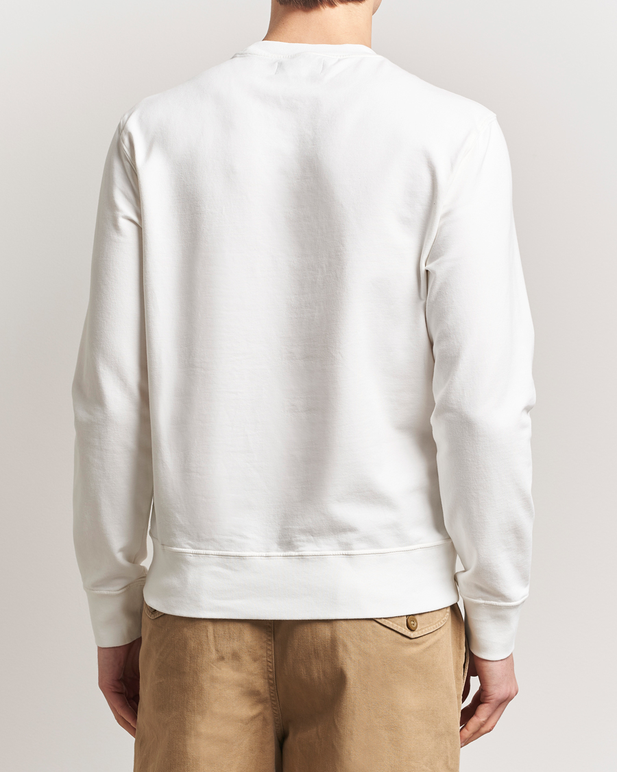 Herr | Tröjor | Vilebrequin | Printed Crew Neck Sweatshirt Off White