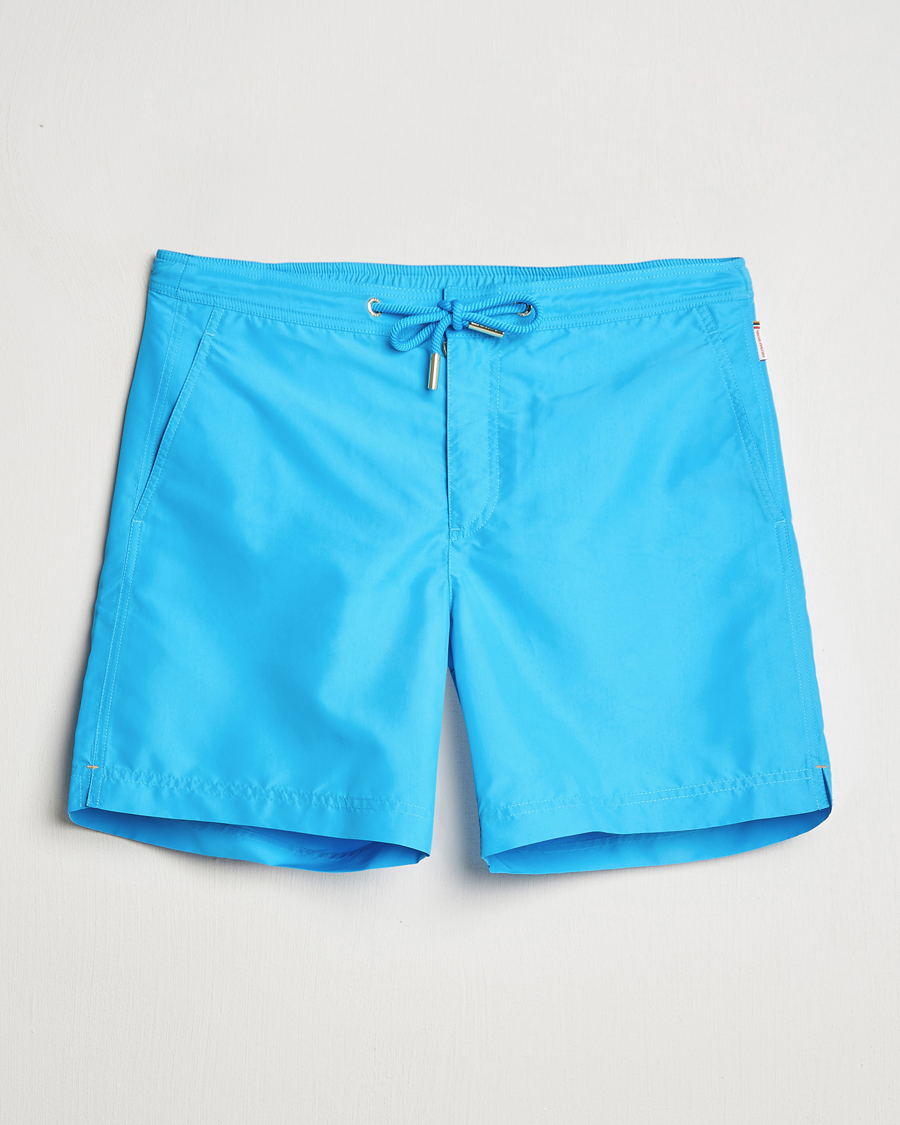Herr | Badbyxor | Orlebar Brown | Bulldog Drawcord Swimshorts California Blue