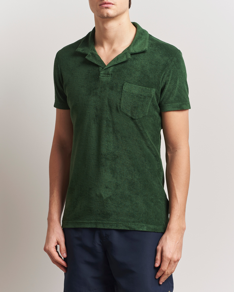 Herr | Pikéer | Orlebar Brown | Terry Polo Amazonian Green