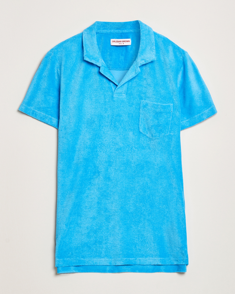 Herr | Pikéer | Orlebar Brown | Terry Polo Agua Blue