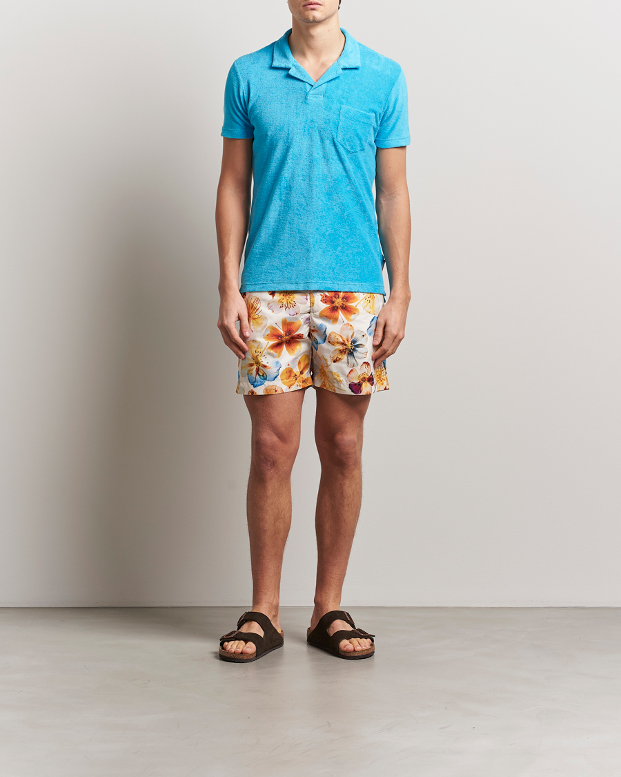 Herr | Pikéer | Orlebar Brown | Terry Polo Agua Blue