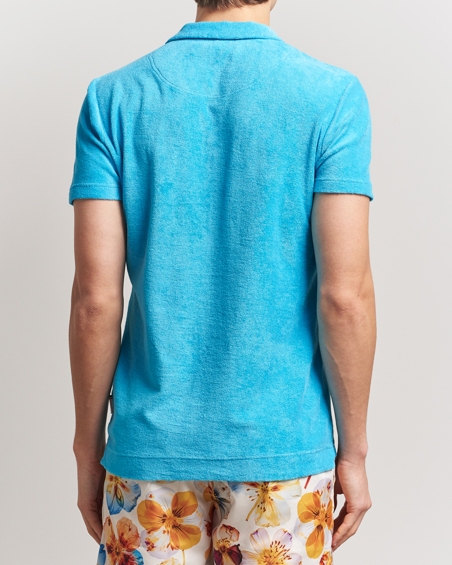 Herr | Pikéer | Orlebar Brown | Terry Polo Agua Blue