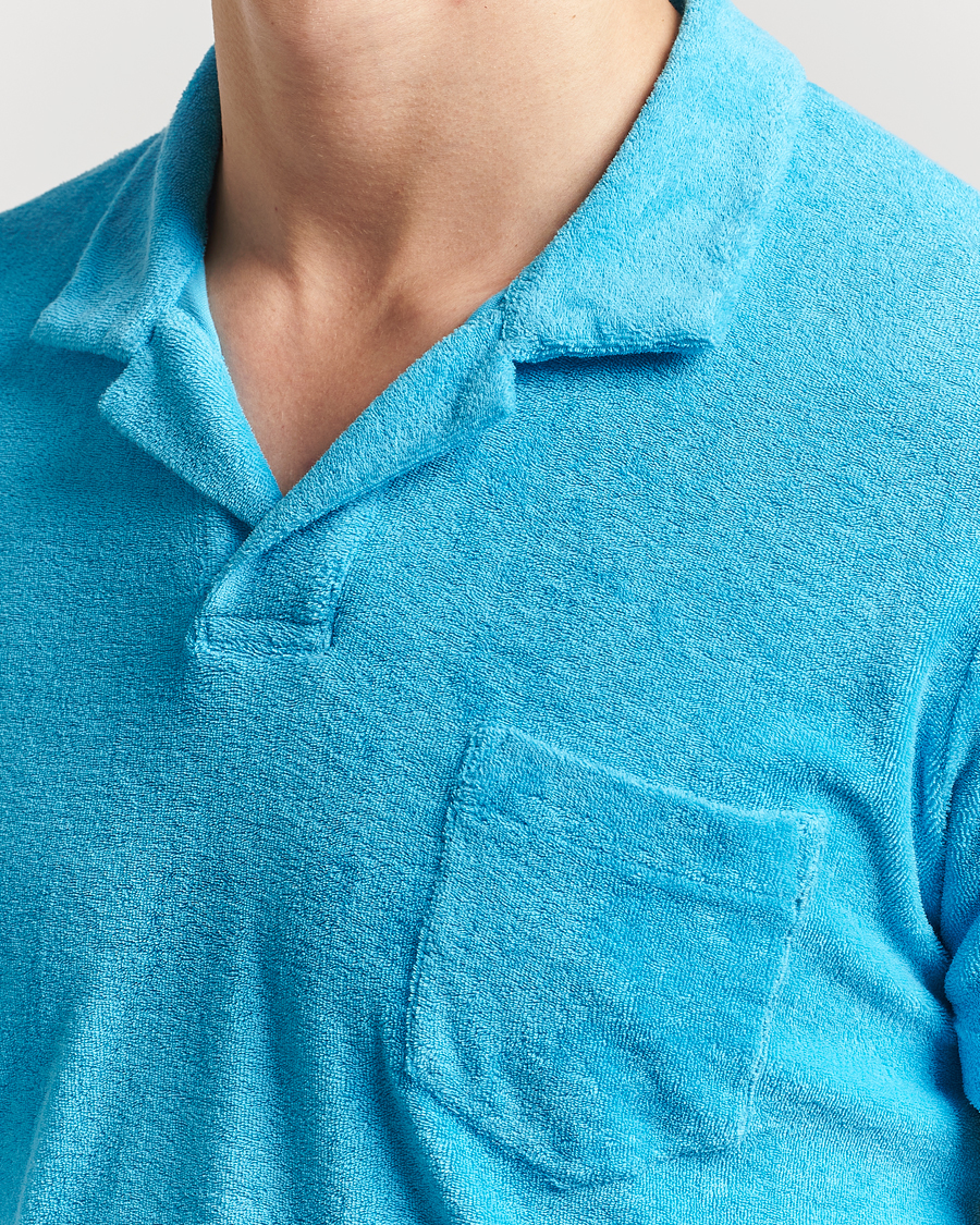 Herr | Pikéer | Orlebar Brown | Terry Polo Agua Blue
