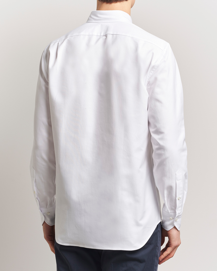 Herr | Skjortor | Stenströms | Fitted Body Heavy Oxford Shirt White