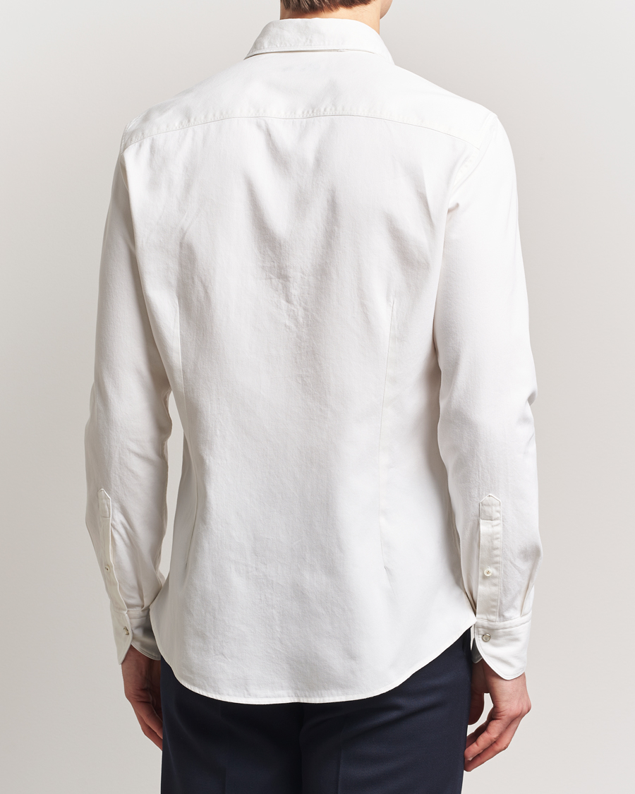 Herr | Skjortor | Stenströms | Slimline Double Pocket Shirt White