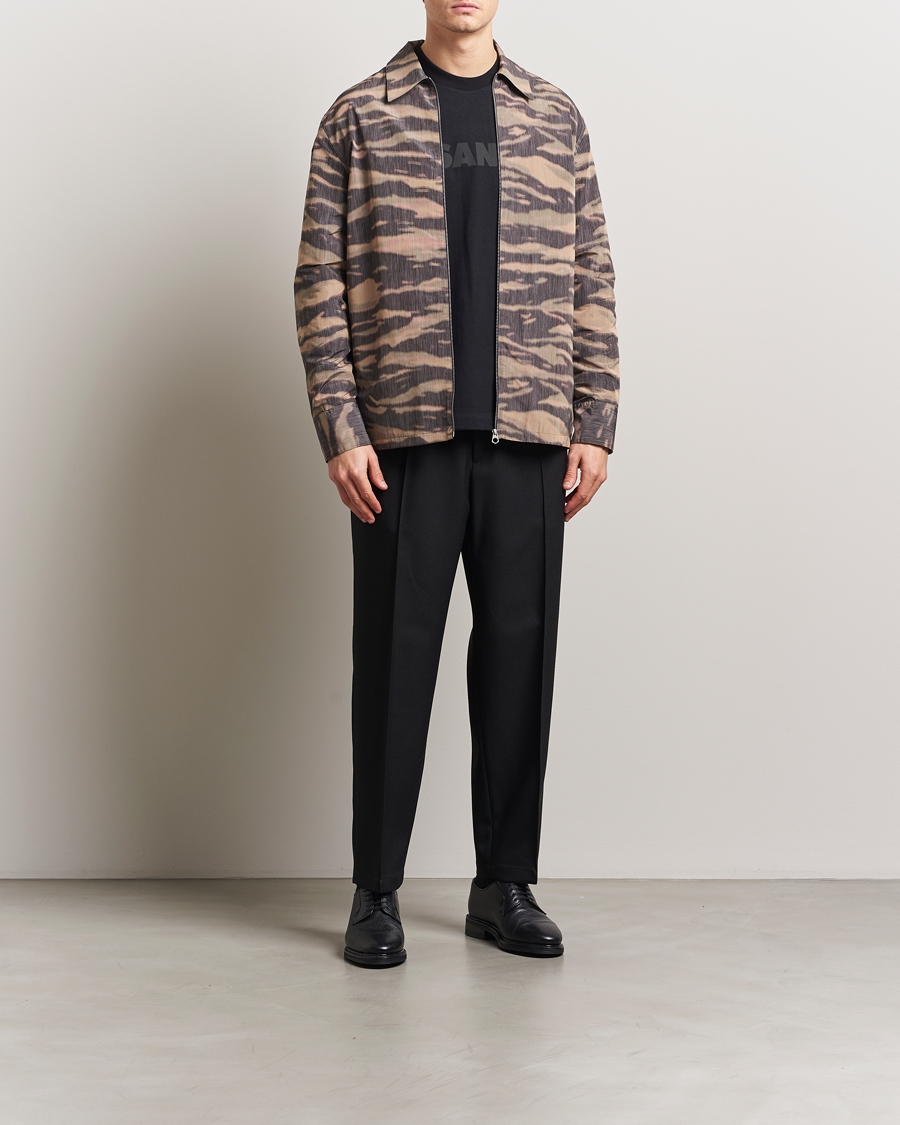 Herr | Byxor | Jil Sander | Regular Fit Gabardine Trousers Black