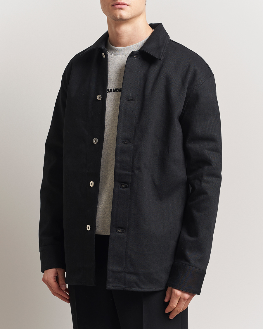 Herr | Jackor | Jil Sander | Denim Shirt Jacket Black