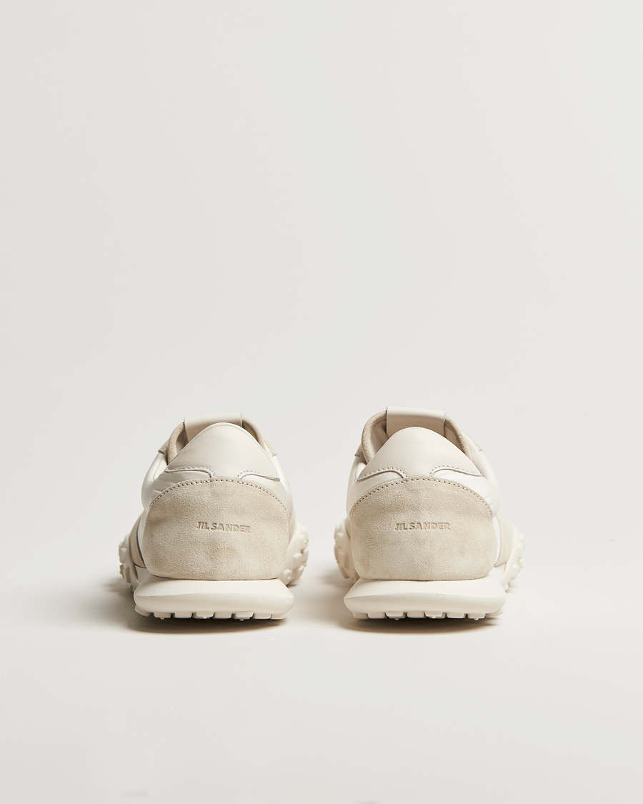Herr | Sneakers | Jil Sander | Nylon/Suede Running Sneaker Off White