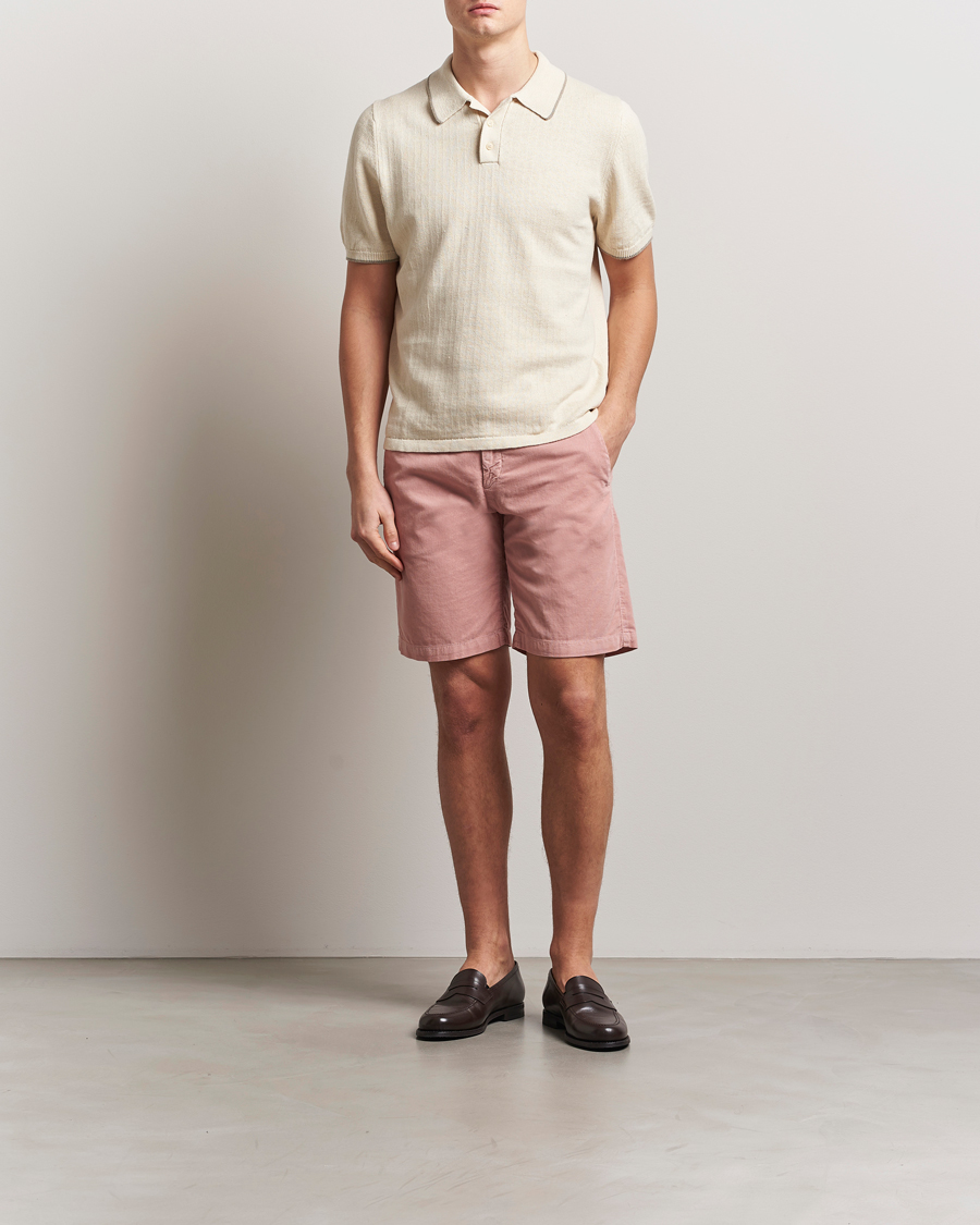 Herr | Shorts | Massimo Alba | Vela Baby Corduroy Shorts Pink