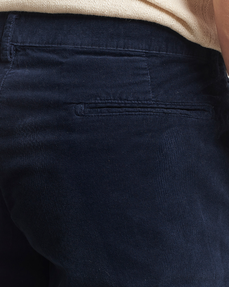 Herr | Shorts | Massimo Alba | Vela Baby Corduroy Shorts Navy