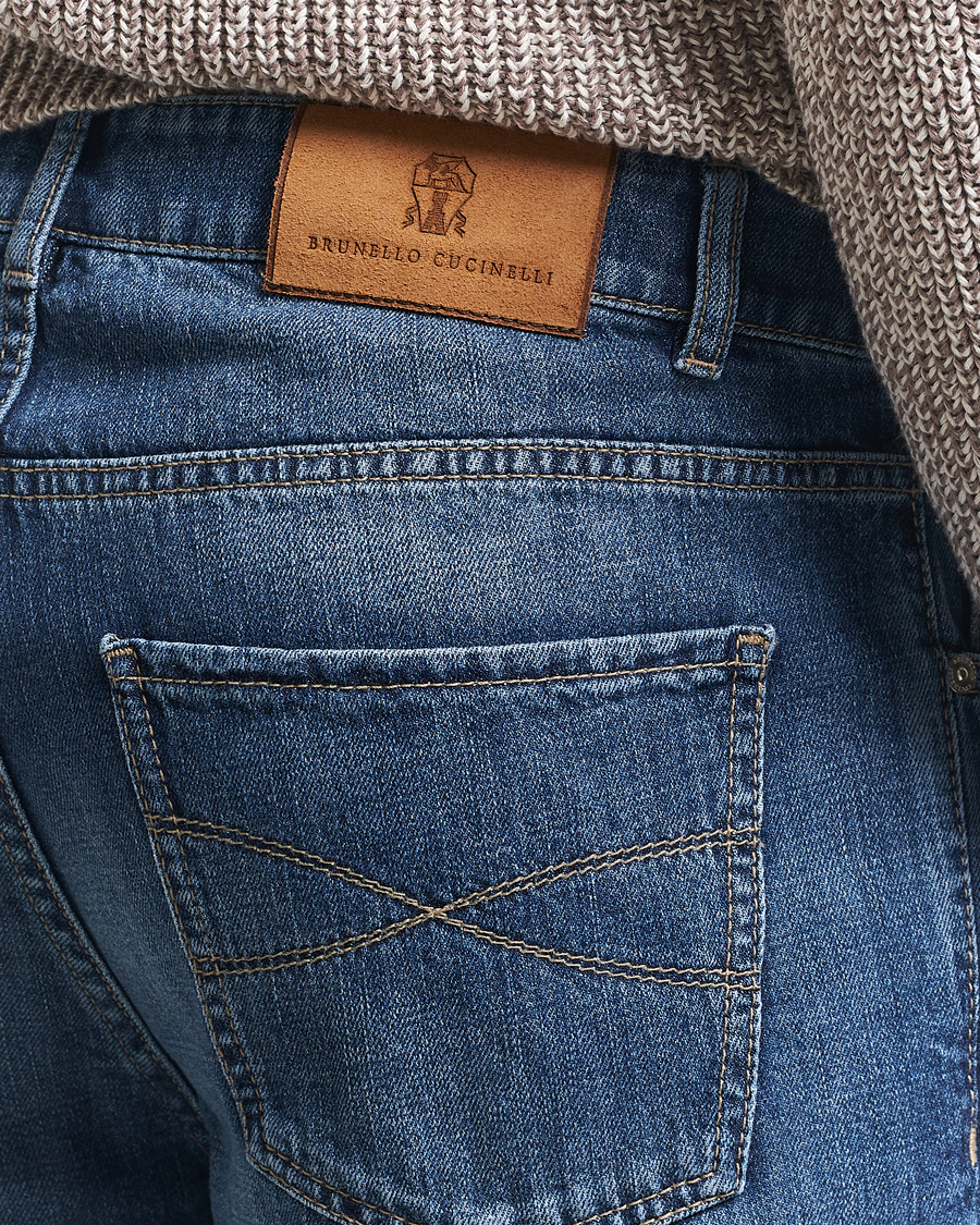 Herr | Jeans | Brunello Cucinelli | Traditional Fit Jeans Medium Wash