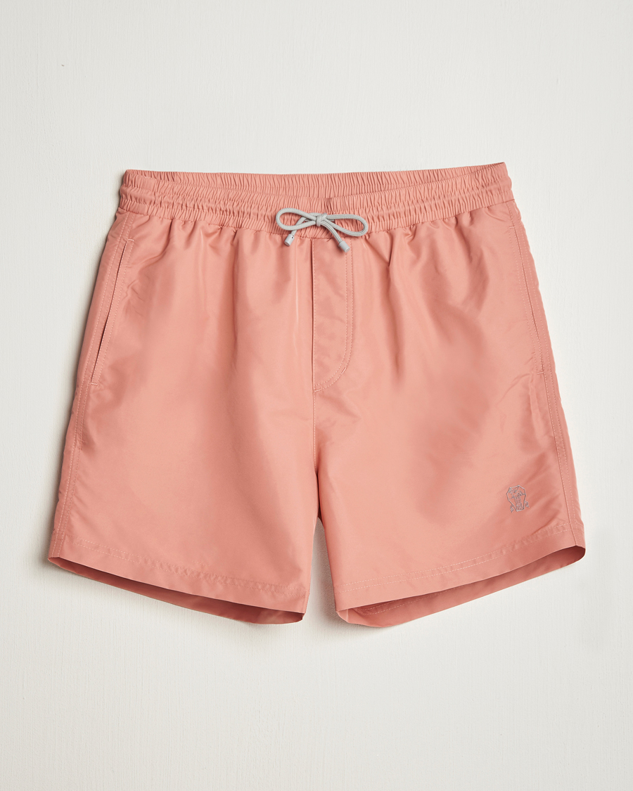 Herr | Badbyxor | Brunello Cucinelli | Nylon Swim Trunks Dusty Red