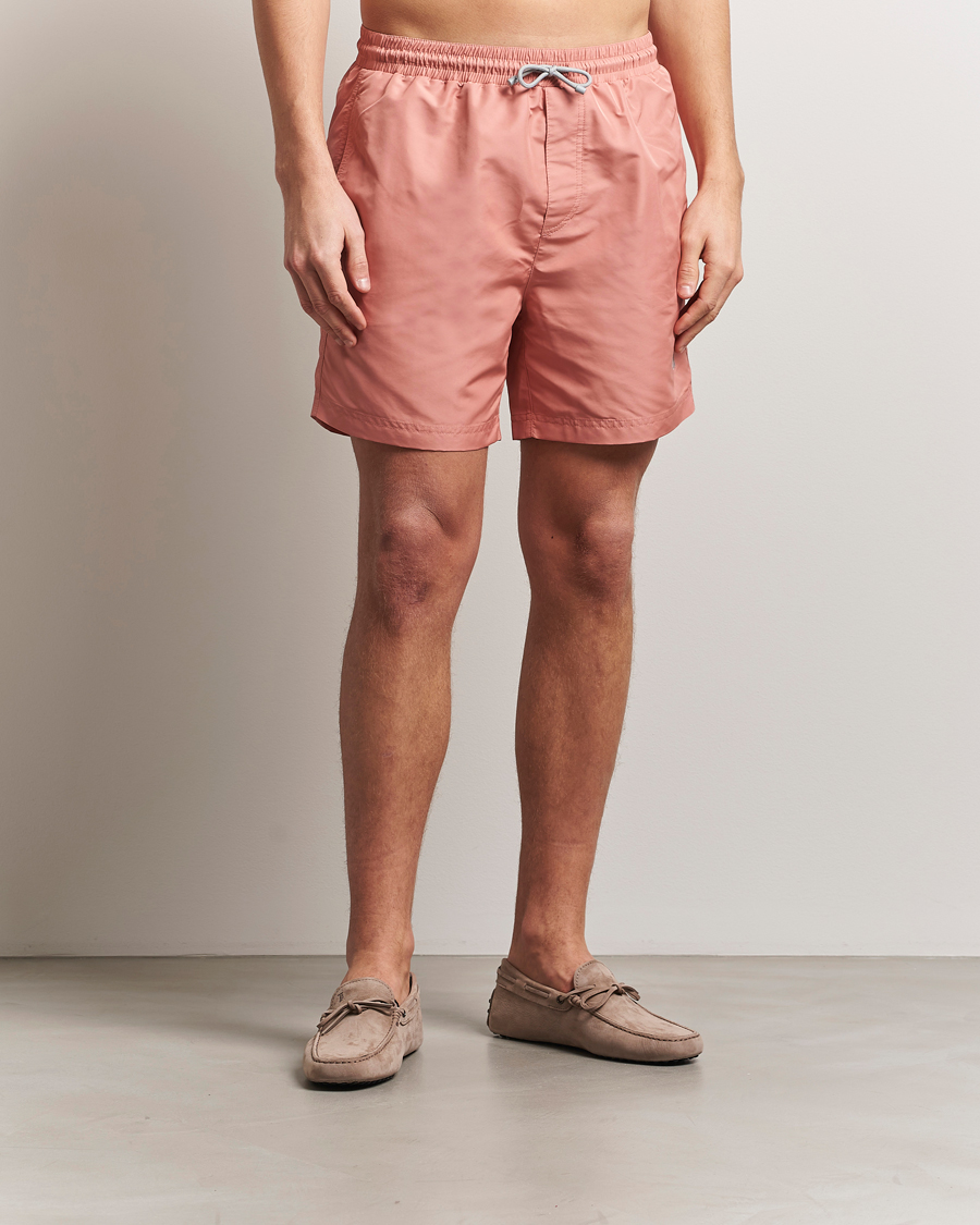 Herr | Badbyxor | Brunello Cucinelli | Nylon Swim Trunks Dusty Red