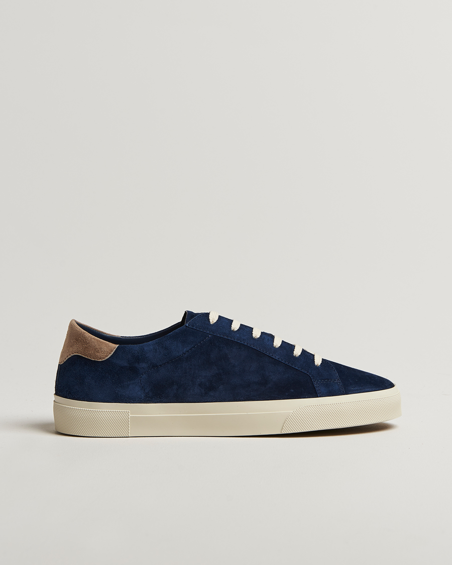 Herr | Sneakers | Brunello Cucinelli | Low Top Sneakers Navy Suede