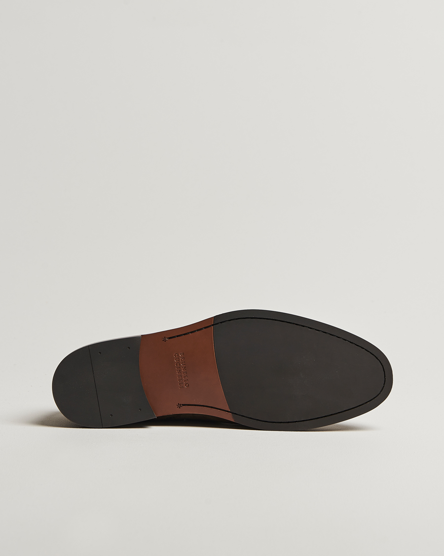 Herr | Loafers | Brunello Cucinelli | Tassel Loafer Dark Brown Suede