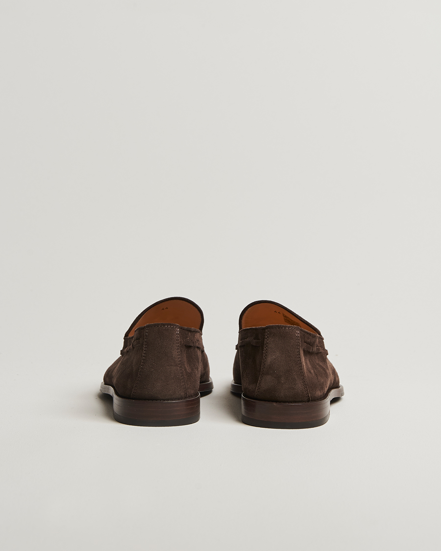 Herr | Loafers | Brunello Cucinelli | Tassel Loafer Dark Brown Suede