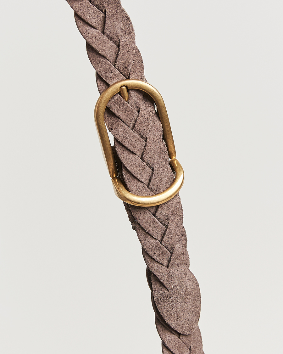 Herr | Brunello Cucinelli Braided Belt Brown Suede | Brunello Cucinelli | Braided Belt Brown Suede