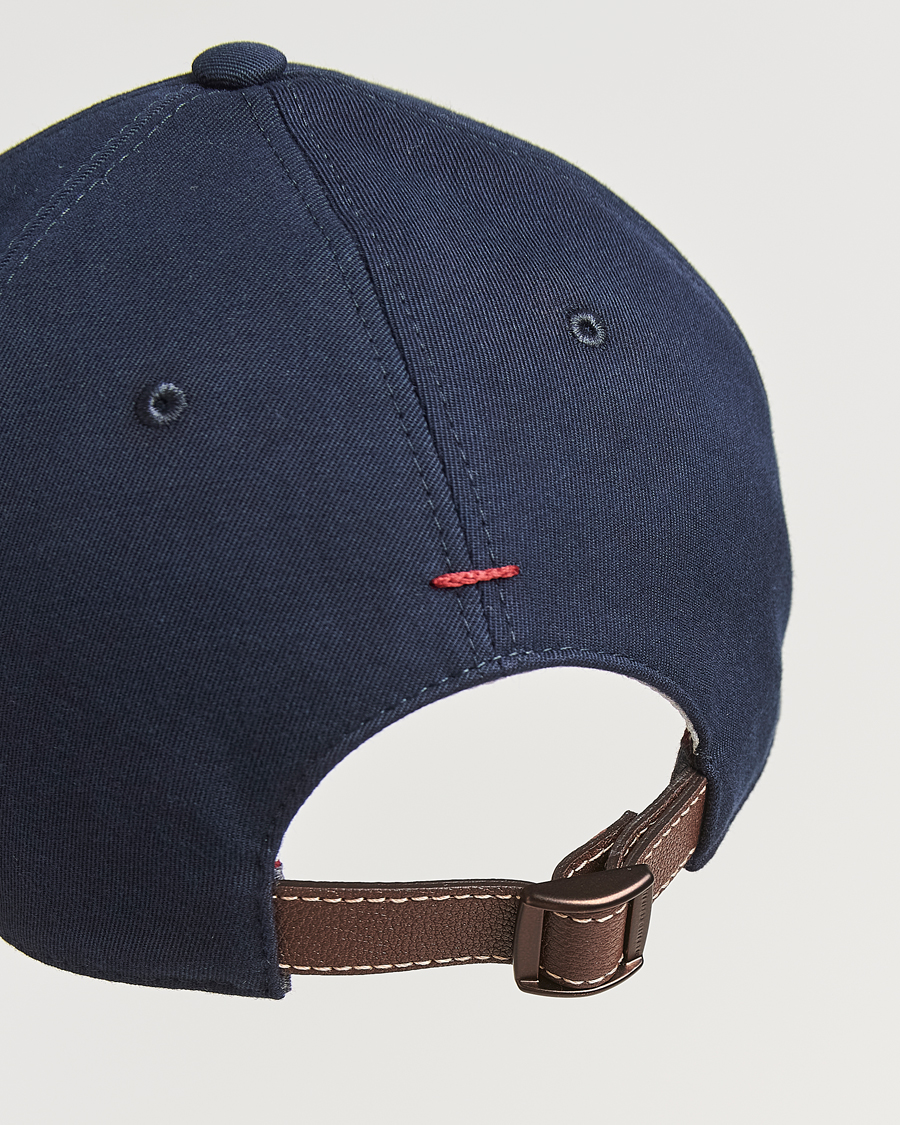 Herr | Hattar & kepsar | Brunello Cucinelli | Twill Cotton Baseball Cap Navy