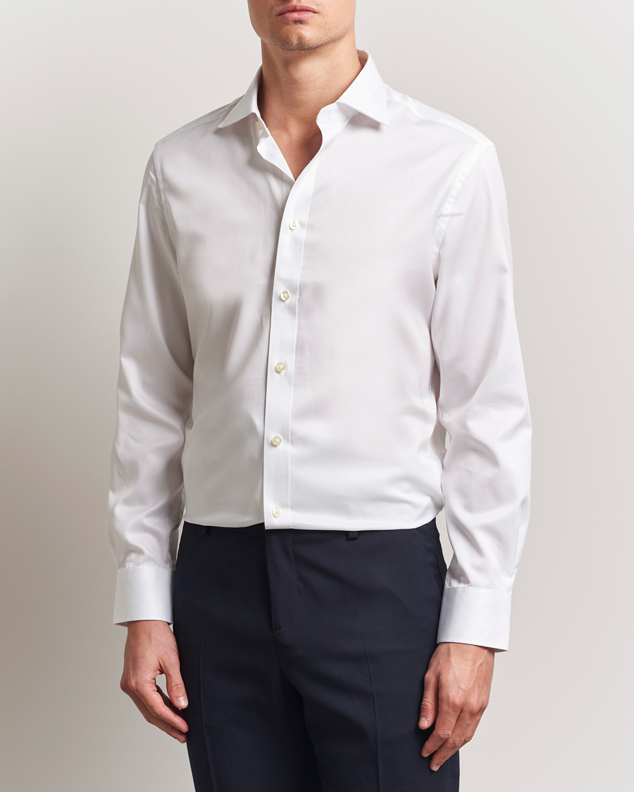 Herr | Skjortor | Charles Tyrwhitt | Egyptian Cotton Twill Shirt White