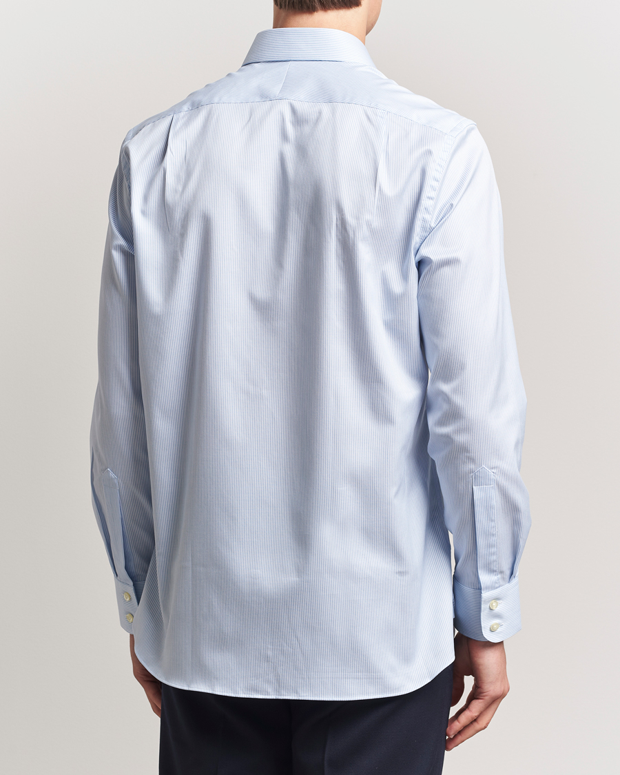 Herr | Skjortor | Charles Tyrwhitt | Egyptian Cotton Fine Stripe Shirt Cornflower